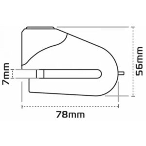 OXFORD DISCO ALARMA XA6 6MM AM - Imagen 3